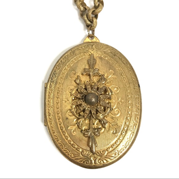 Vintage Locket Miriam Haskell Vintage Jewelry - Picture 10 of 16